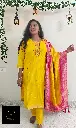 Ethnic Dress With Bhandini Dupatta